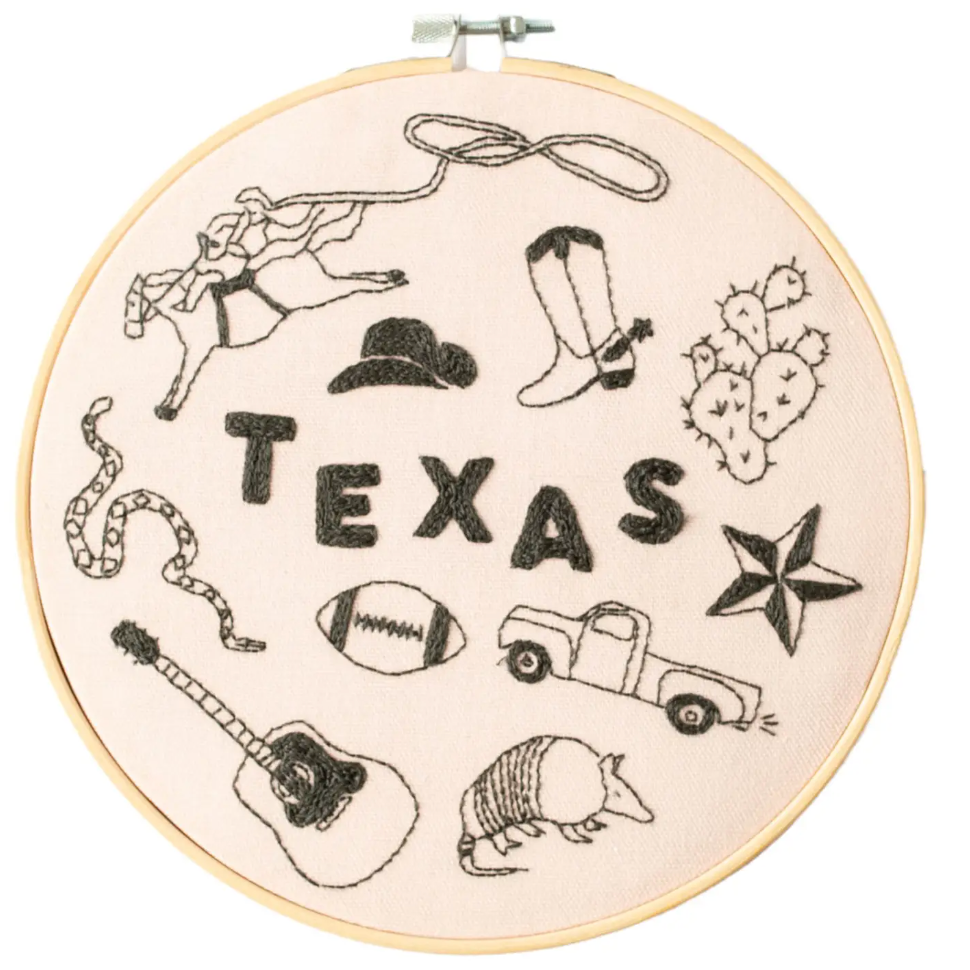 Embroidery Kit: Texas