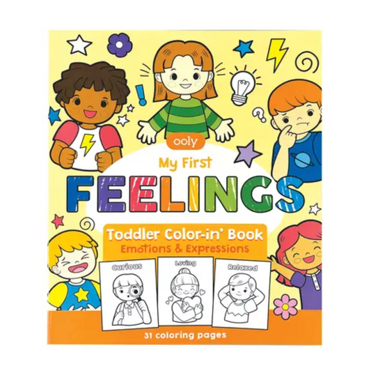Toddler Coloring Book: My First Feelings