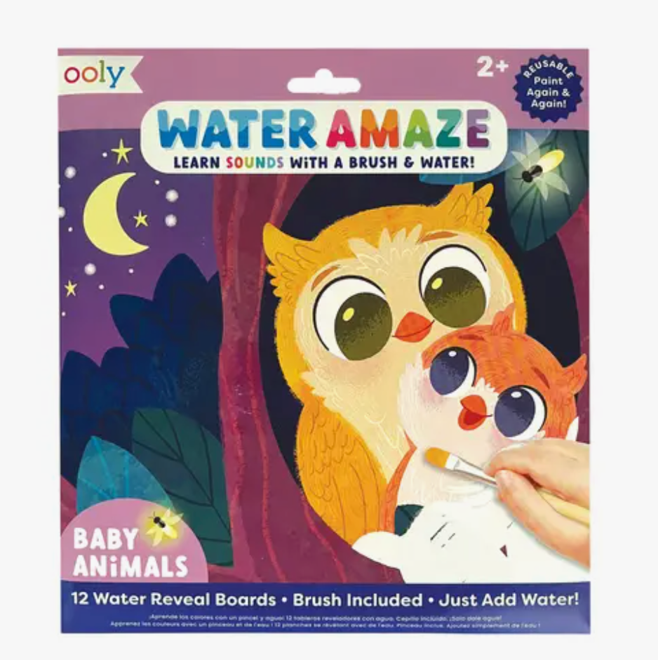 Water Amaze Reveal Board: Baby Animals
