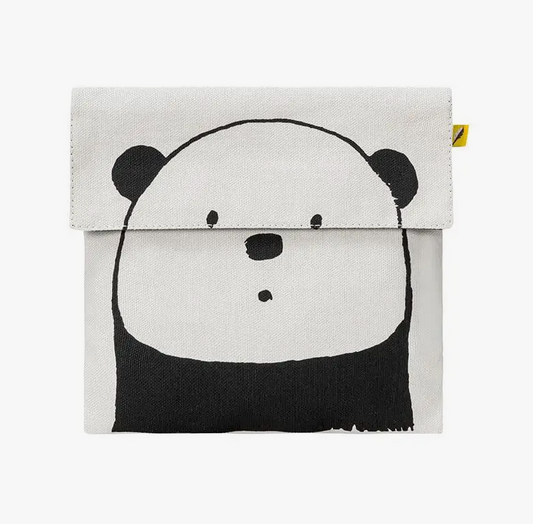 Panda Snack Sack - Black