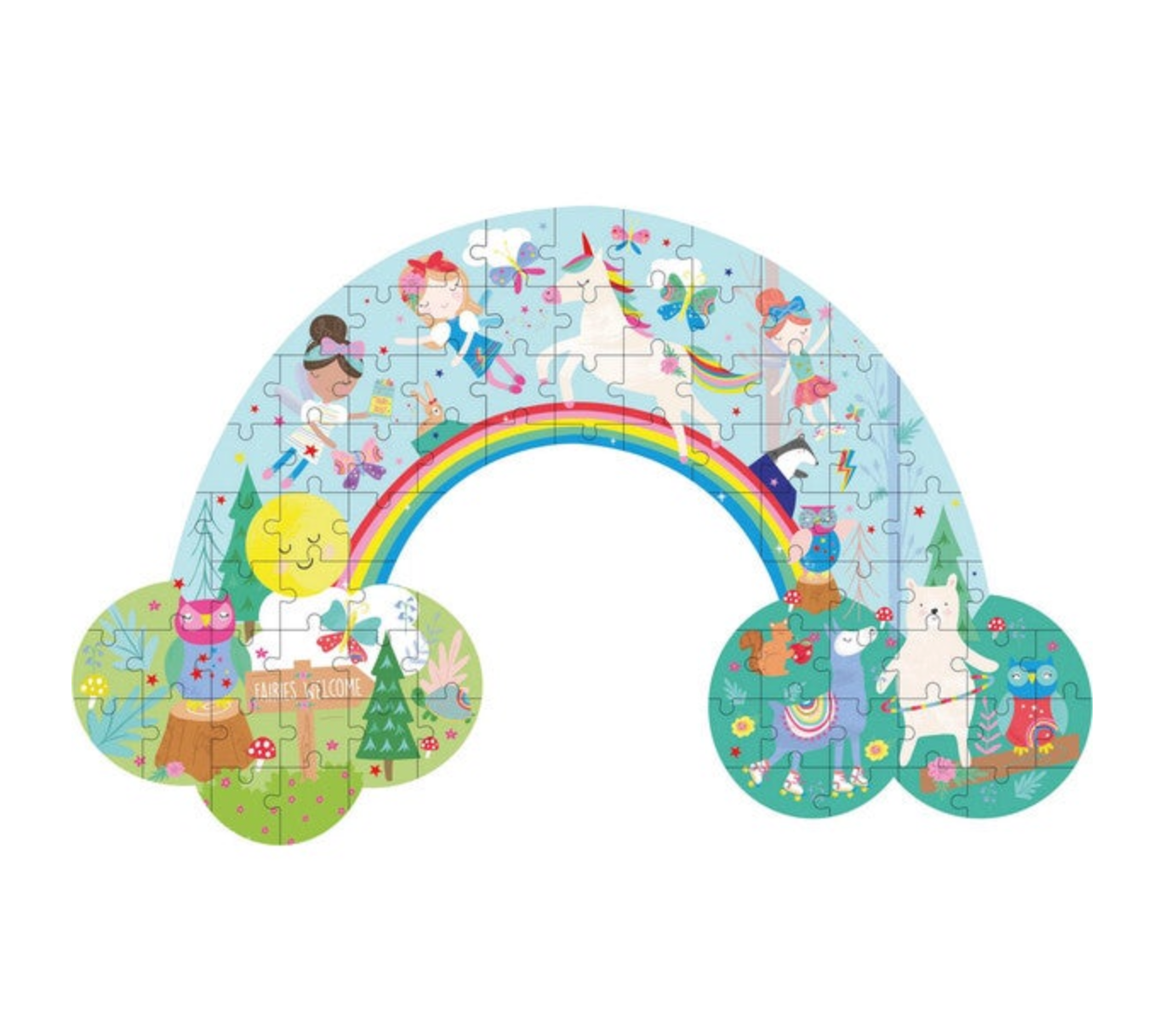 Rainbow Fairy Jigsaw Puzzle - 80 piece